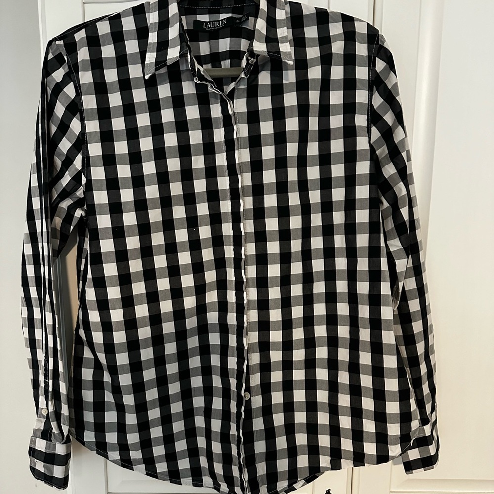 New without tags petite large Ralph Lauren women’s button down shirt.
